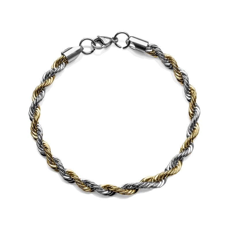 Buy Via Mazzini Stainless Steel Rope Style Chain Bracelet For Men And Women  (Bracelet0475) at Amazon.in